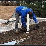 repairing vent pipe flashing