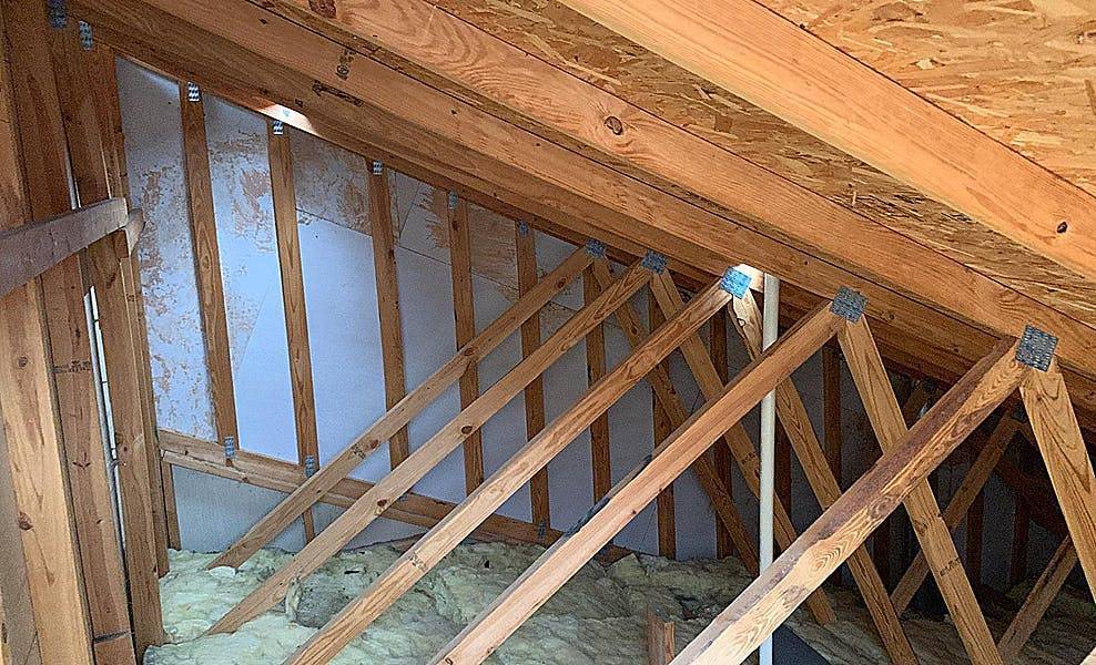 baffles in attic of roof replacment