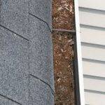 clogged roof gutters