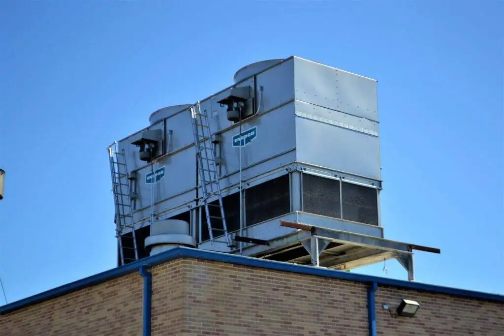 HVAC on flat roof