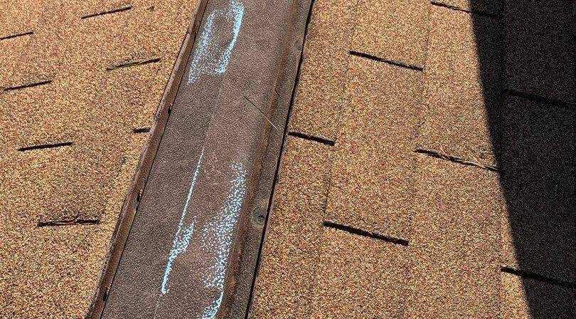 hail damage roof metal