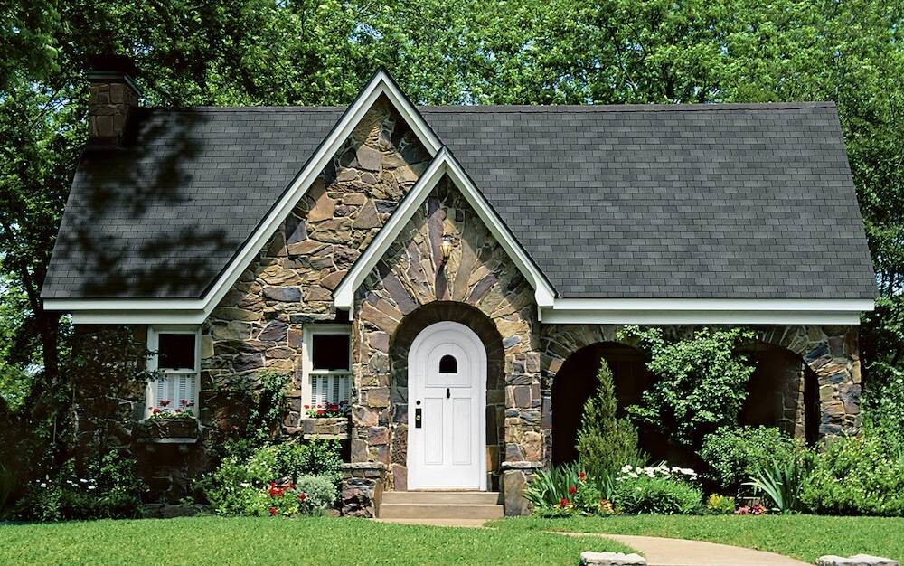 River And Dock HO Scale Three Tab Shingles – For Model Railroad Buildings