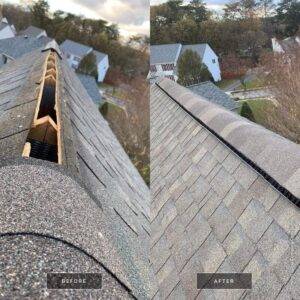 Roof Replacement Process Explained shingle ridge vent replacement