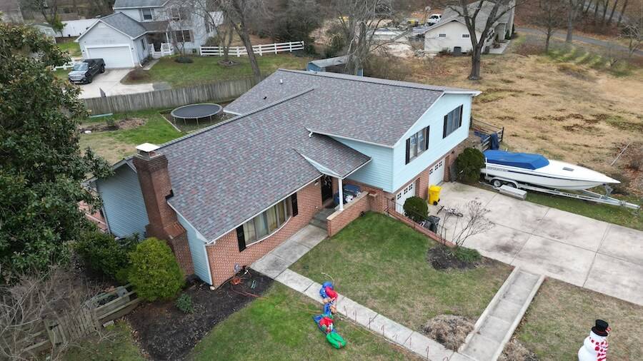 slate gray shingle roof