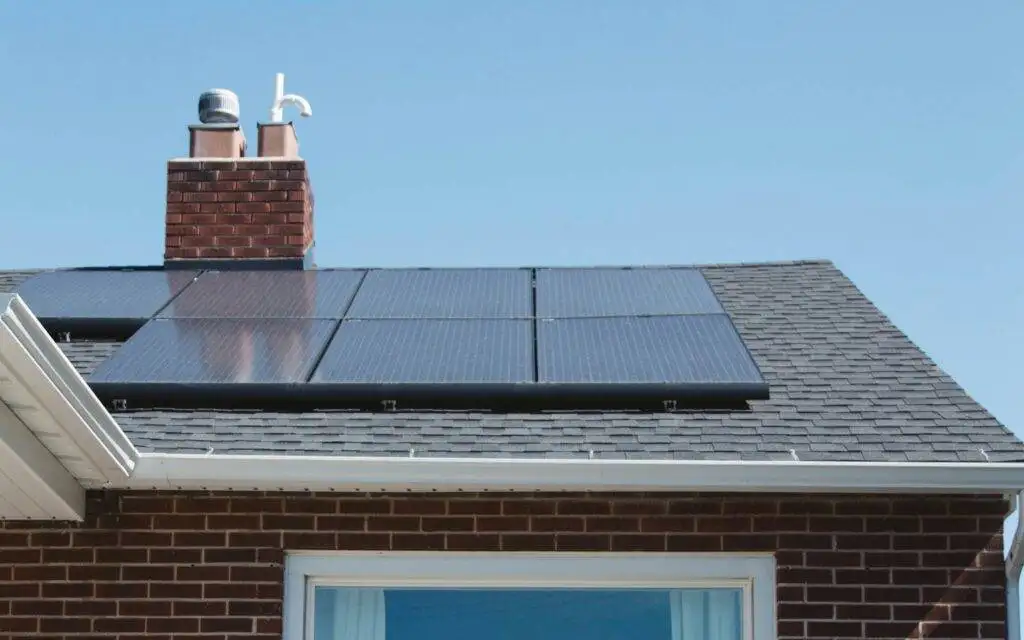 shingle roof in maryland with solar panels