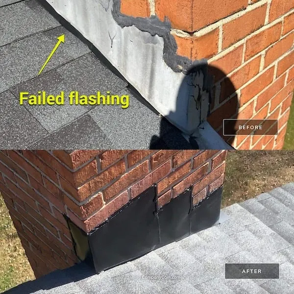 chimney flashing repair