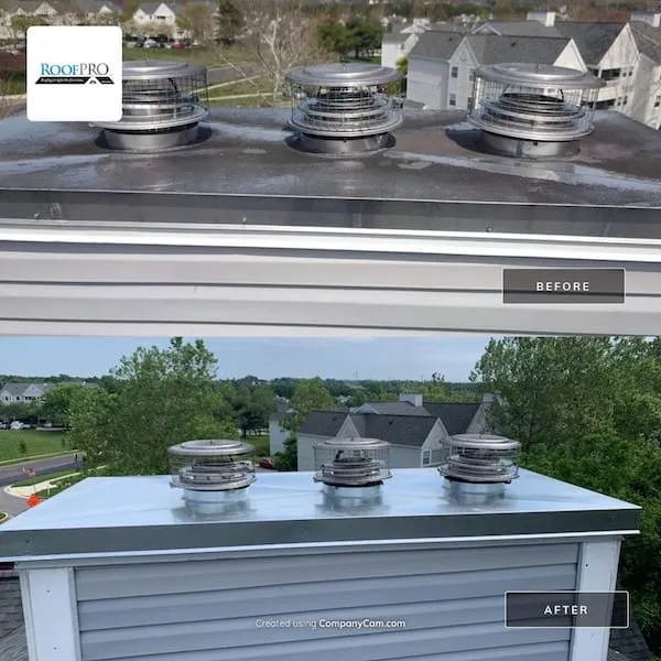 chimney flue cap replacement