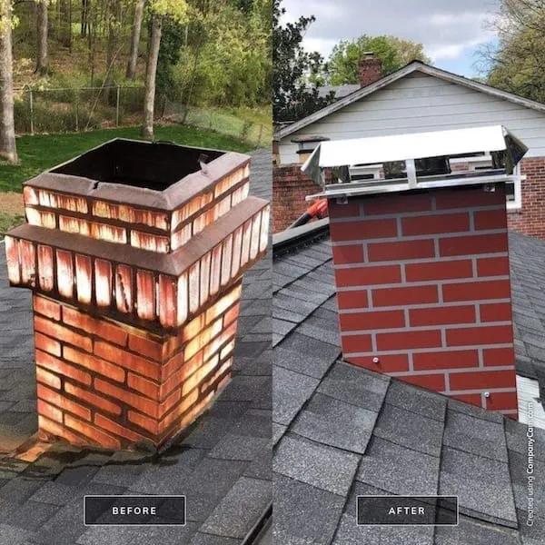 faux chimney replacement