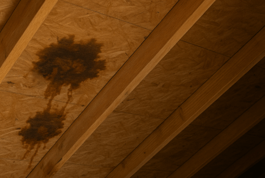 attic leak in maryland homes