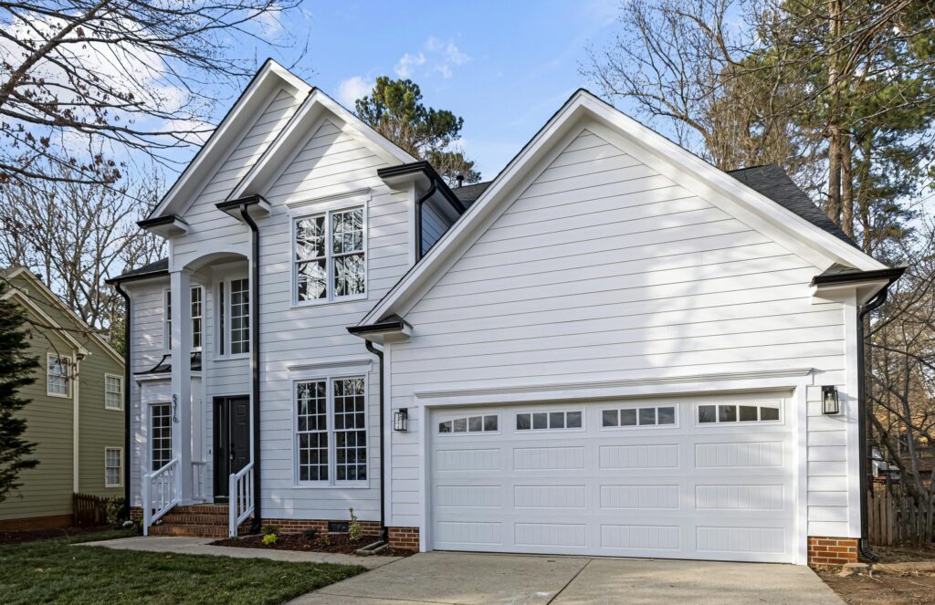Clapboard siding Maryland homes