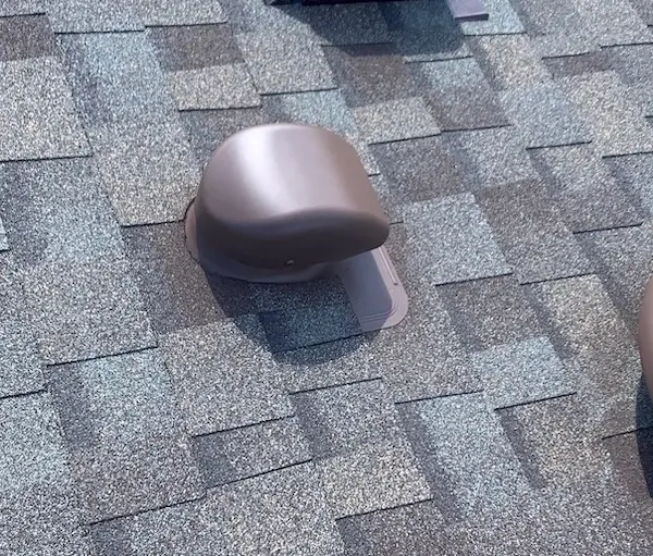 dryer vent pipe on roof