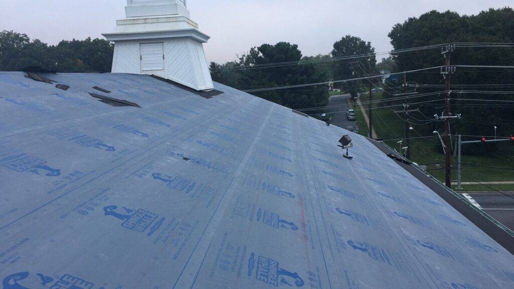 Tear Off Old Roof Church