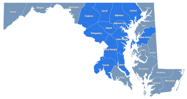 roofpro service area map