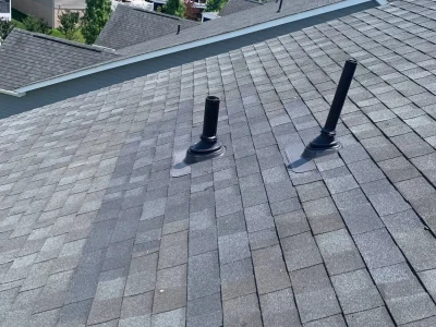 shingle repair around pipe vent